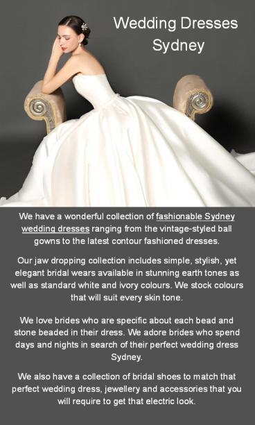 Trend Collections of Wedding Dresses Sydney