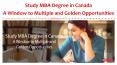 Study MBA Degree in Canada - A Window to Multiple and Golden Opportunities PowerPoint PPT Presentation