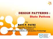 State Pattern - Dept. Of Information Technology