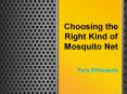 Choosing the Right Kind of Mosquito Net PowerPoint PPT Presentation