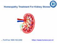 Homeopathy treatment for kidney stones