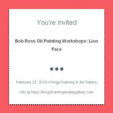 Bob Ross Oil Painting Workshop