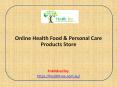 Online Health Food & Personal Care Products Store