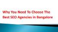 Points to select seo agencies in bangalore, India PowerPoint PPT Presentation