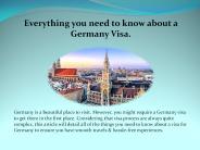 Everything you need to know about a Germany Visa
