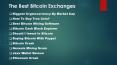 The Best Bitcoin Exchanges PowerPoint PPT Presentation