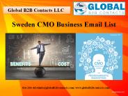 Sweden CMO Business Email List