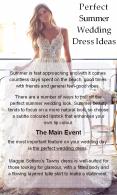 Perfect Summer Wedding Dress Ideas PowerPoint PPT Presentation