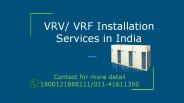 VRV/ VRF Installation Services in India