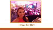 Set the Tone with Emcee for Hire