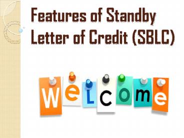 Concept of Standby Letter of Credit (SBLC)