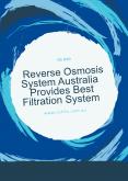 Reverse osmosis system Australia Provides Best Filtration System PowerPoint PPT Presentation