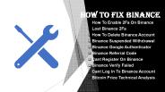 how to fix binance