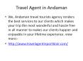 Travel Agent in Andaman PowerPoint PPT Presentation