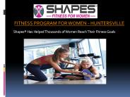 Female Fitness Center in Huntersville