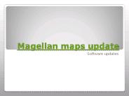 Magellan maps update | Magellan Software updates