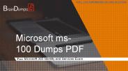 Download 2019 Useful Microsoft 365 Certification ms-100 Dumps PDF