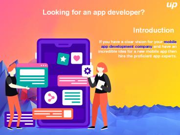 Looking for an app developer?