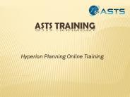 Hyperion Planning Online Training