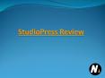 STUDIOPRESS REVIEW PowerPoint PPT Presentation