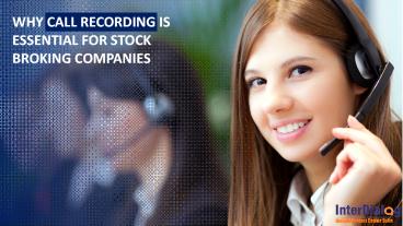 What SEBI says on Call Recording