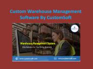 Warehouse Management System by CustomSoft