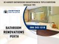 10 HANDY BATHROOM MAINTENANCE TIPS EVERYONE SHOULD TRY! PowerPoint PPT Presentation