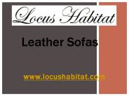 Leather Sofas -  locushabitat.com