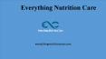 Everything Nutrition Care - Bodybuilding Nutrition Supplements PowerPoint PPT Presentation