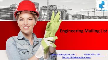 Engineering Email List | Engineering Industry Mailing Database