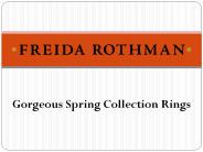 Freida Rothman: Spring Collection Rings