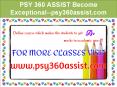 PSY 360 ASSIST Become Exceptional--psy360assist.com PowerPoint PPT Presentation