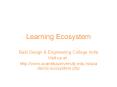 Learning Ecosystem of Avantika-University - Best Engineering & Design College in India PowerPoint PPT Presentation