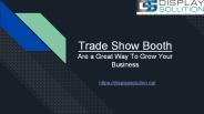 Display Solutions Trade Show Booth