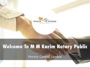 Information Presentation Of M Karim Notary Public
