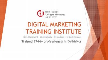Digital Marketing Institute in Preet Vihar