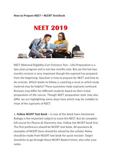 Online Mock Test for NEET by OurSelfStudy.com