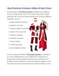 Buy Christmas Costumes Online At Best Prices