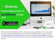 Read the QuickBooks system requirements for Mac 2019