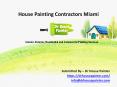 House Painting Contractors Miami – Dr House Painter PowerPoint PPT Presentation