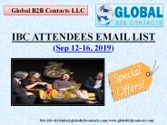 IBC ATTENDEES EMAIL LIST