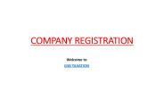 Company Registration Service In India