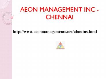 Aeon Management Inc Reviews ((Velachery))) Chennai