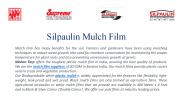 Silpaulin Mulch Film