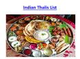 best thali in india PowerPoint PPT Presentation
