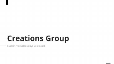 Custom Product Displays Gold Coast