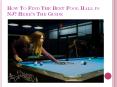 Best Pool Hall in NJ PowerPoint PPT Presentation
