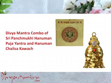Divya Mantra Combo of Sri Panchmukhi Hanuman Puja Yantra