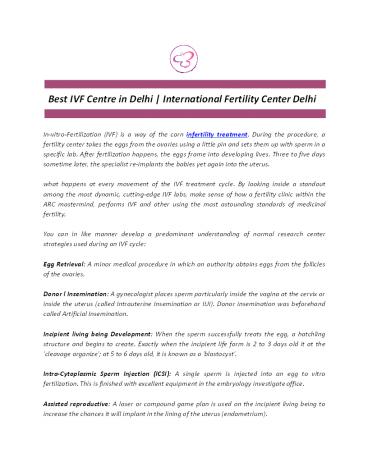 International Fertility Center Delhi | Best IVF Centre in Delhi