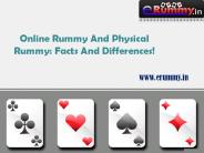 Online Rummy And Physical Rummy- Facts And Differences!
